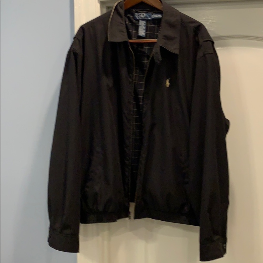 Polo black lined jacket
